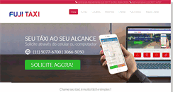 Desktop Screenshot of fujitaxi.com.br